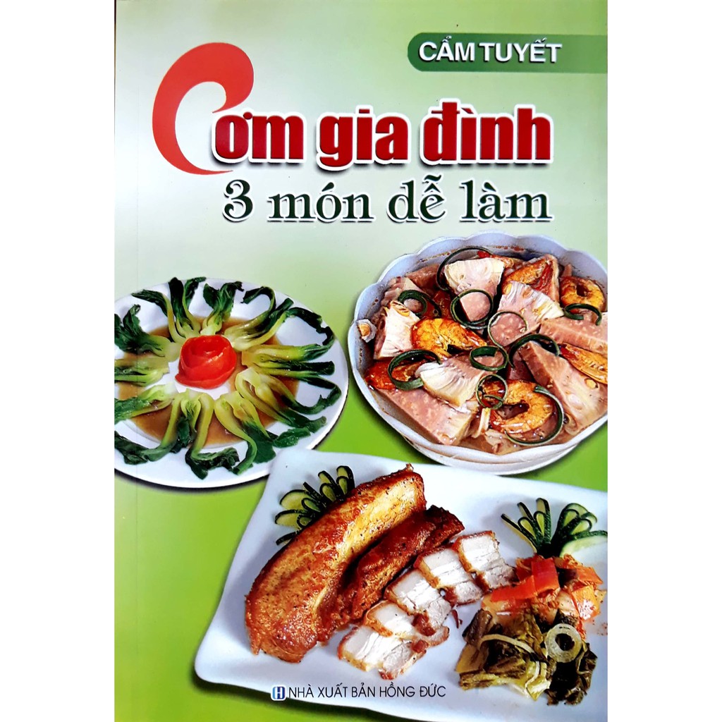 Sách - cơm gia đình 3 món dễ làm