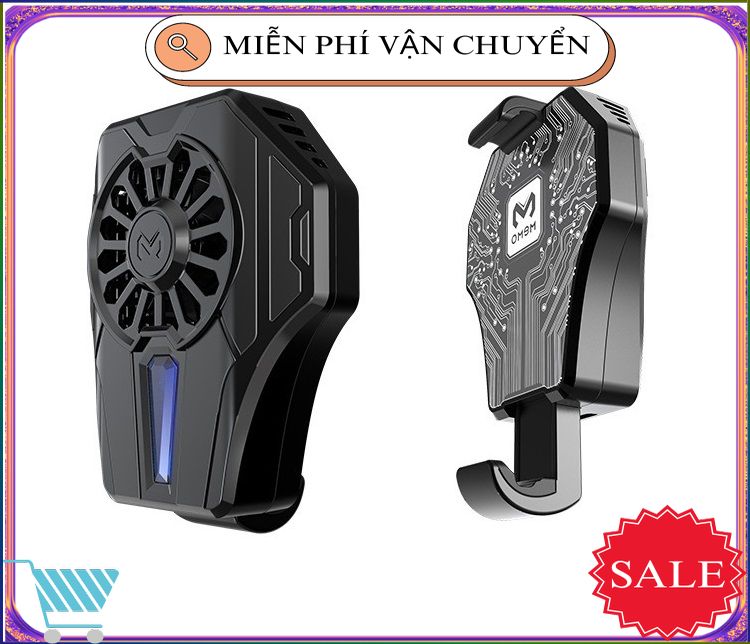 Quạt tản nhiệt gaming cho điện thoại, tản nhiệt sò lạnh siêu mát DL01
