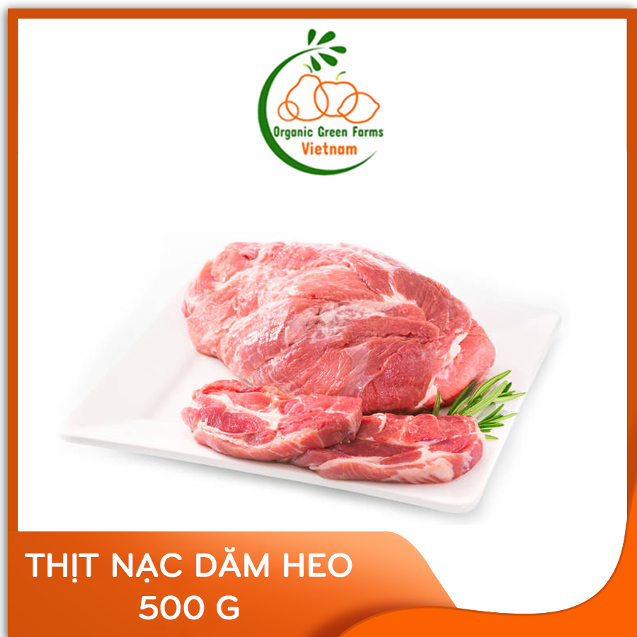 [ogf] - thịt nạc dăm heo (500 gr/bao) - [ giao nhanh 4h hcm ] (thích hợp với các món nướng, chiên, thịt viên,…)
