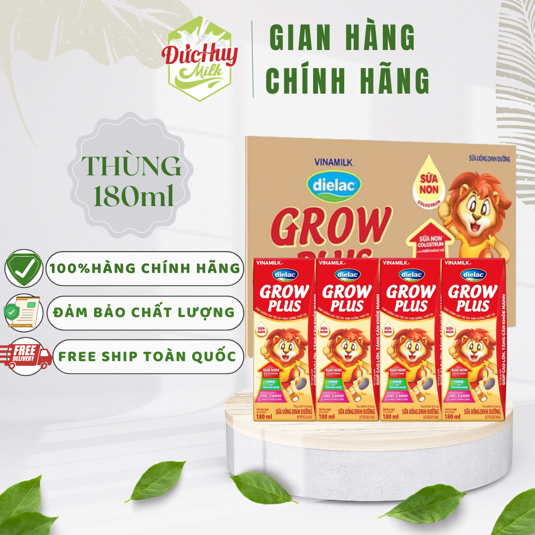 Thùng 48 hộp sữa bột pha sẵn Dielac Growplus 110ml/180ml