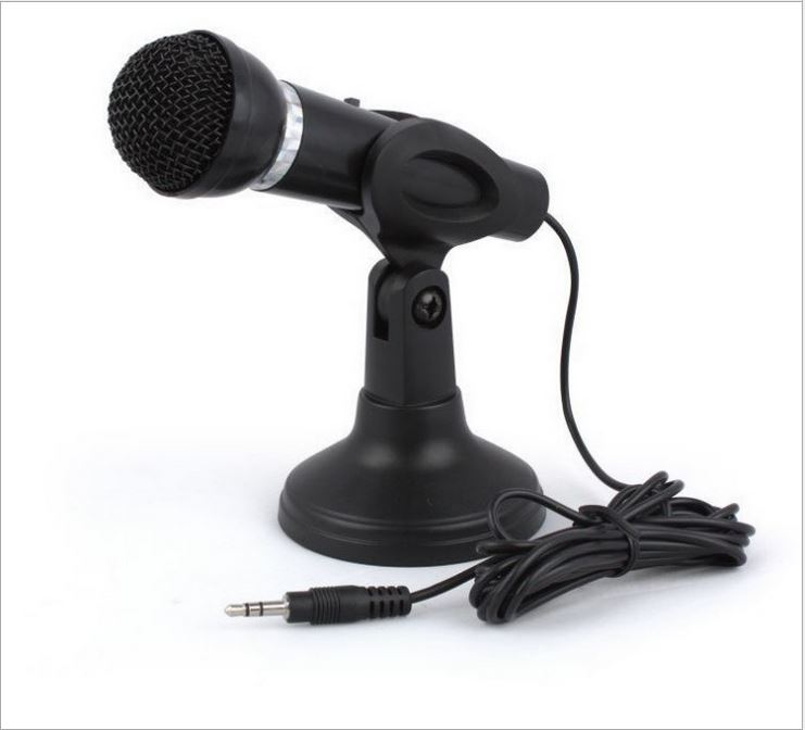 Microphone máy tính thu âm, đàm thoại có chân đế để bàn