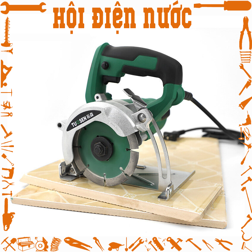 Máy cắt gạch - máy cắt gạch cầm tay 1200w và 1400w tuosen - bảo hành 12 tháng