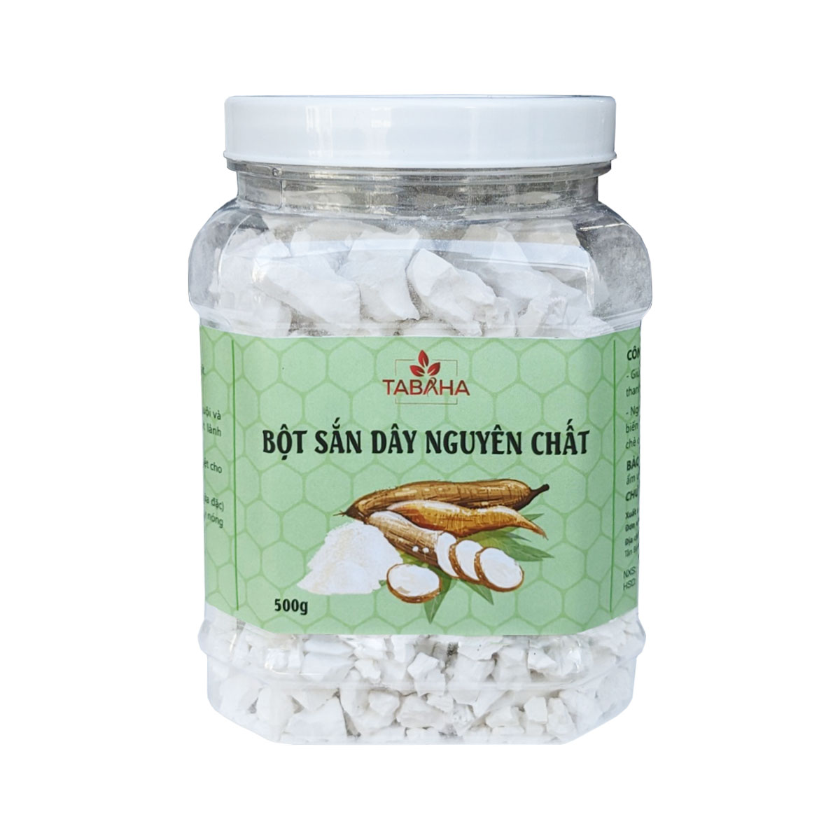 Bột sắn dây Tabaha 500g nguyên chất không pha trộn để uống, nấu chè thanh nhiệt cơ thể