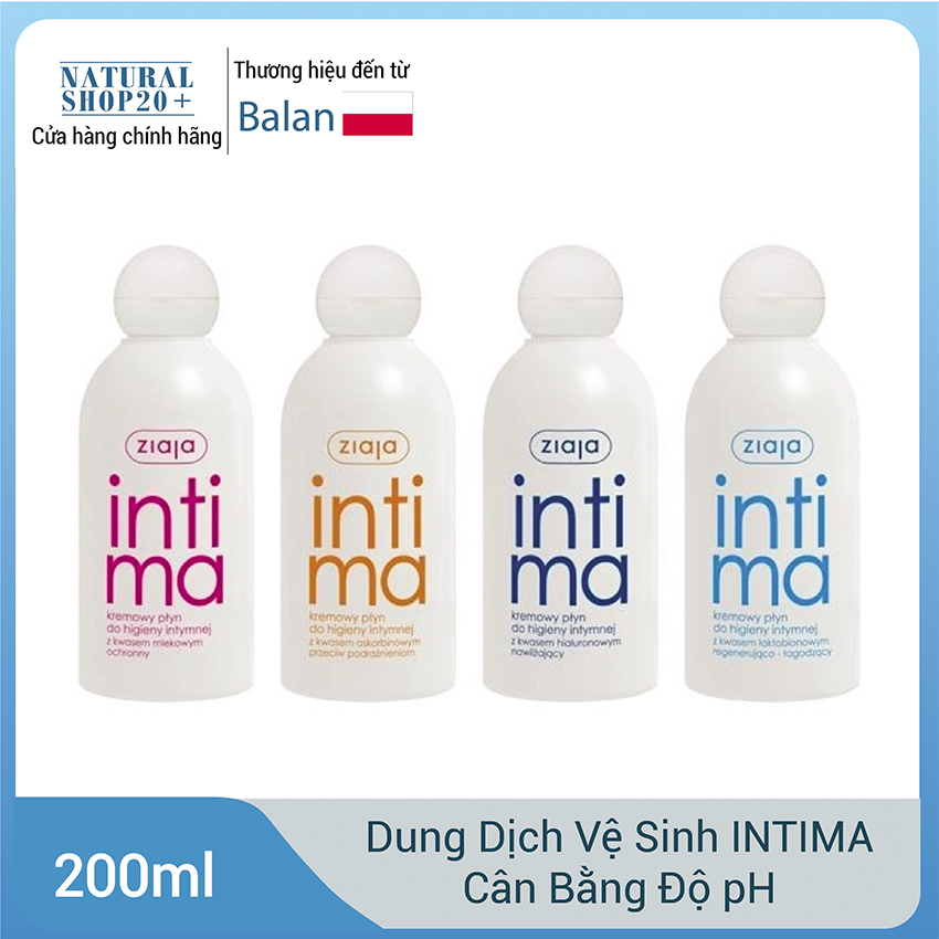 Dung dịch vệ sinh phụ nữ Ziaja Intima chống viêm nhiễm, cân bằng độ pH, HOT
