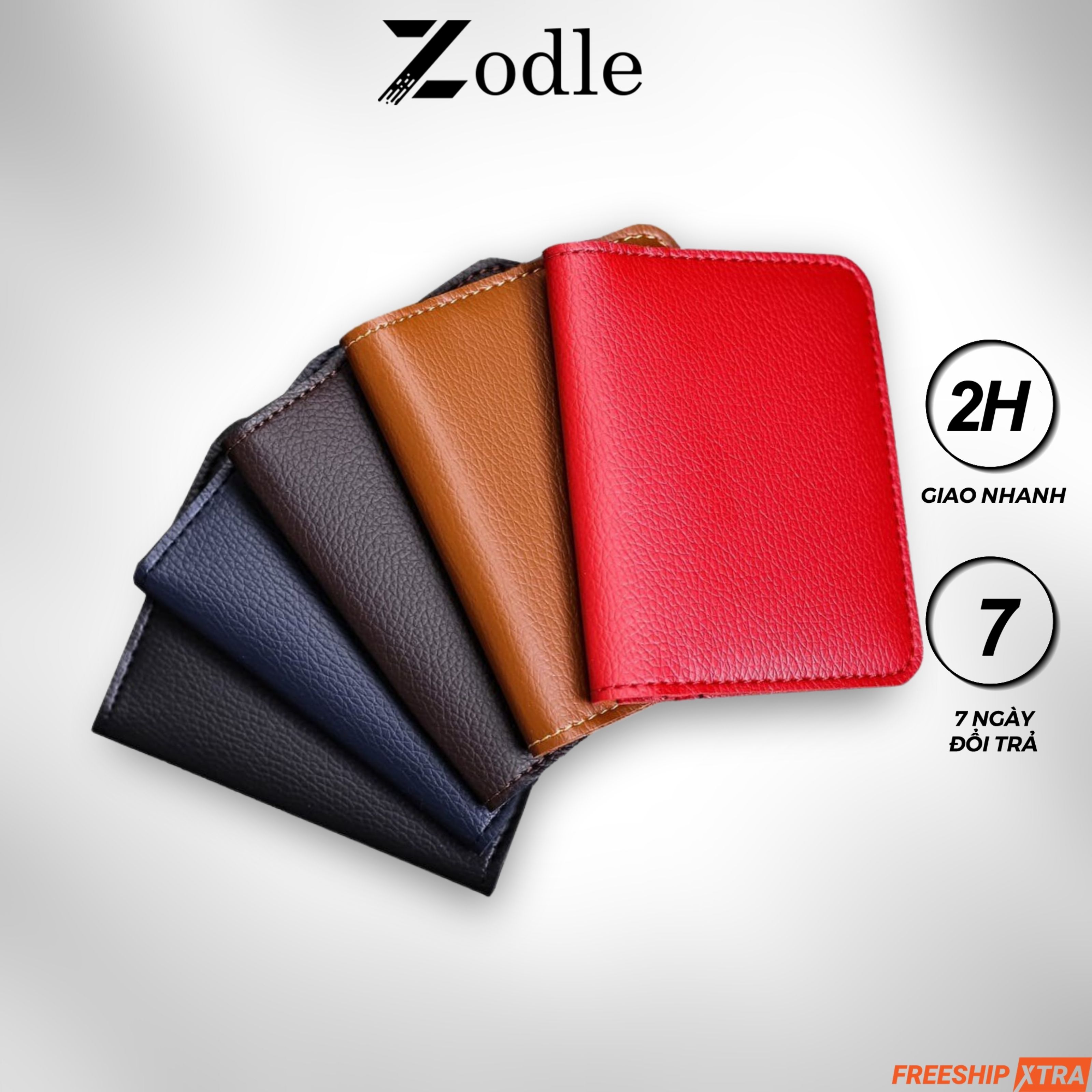 Ví Mini Nam Nữ ZODLE nhỏ gọn đựng tiền đựng thẻ nhiều ngăn bỏ tiền xu chính hãng MN01