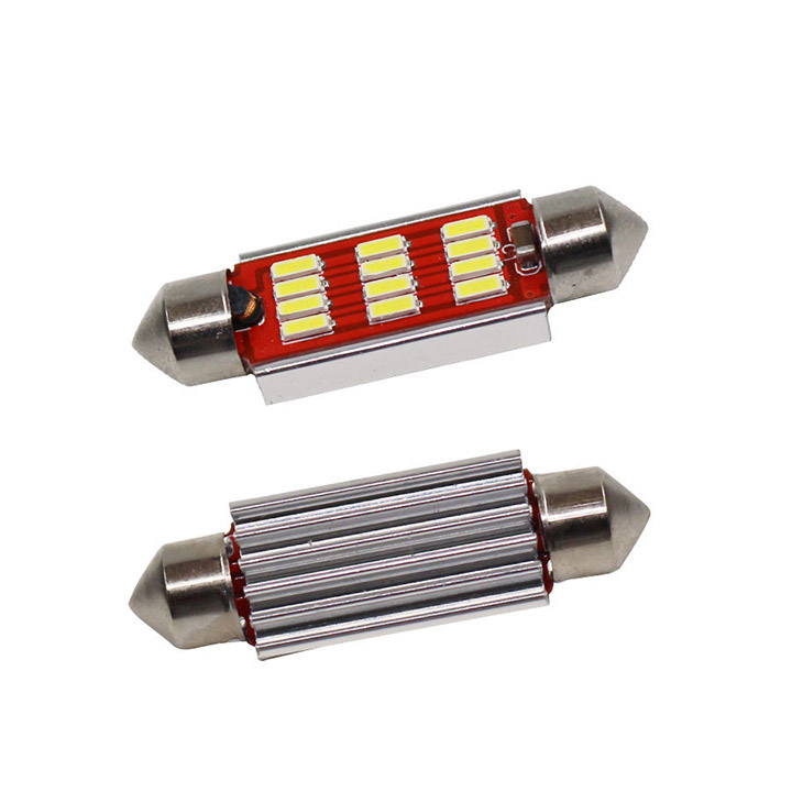 Bóng đèn led trần xe hơi 4014 trắng