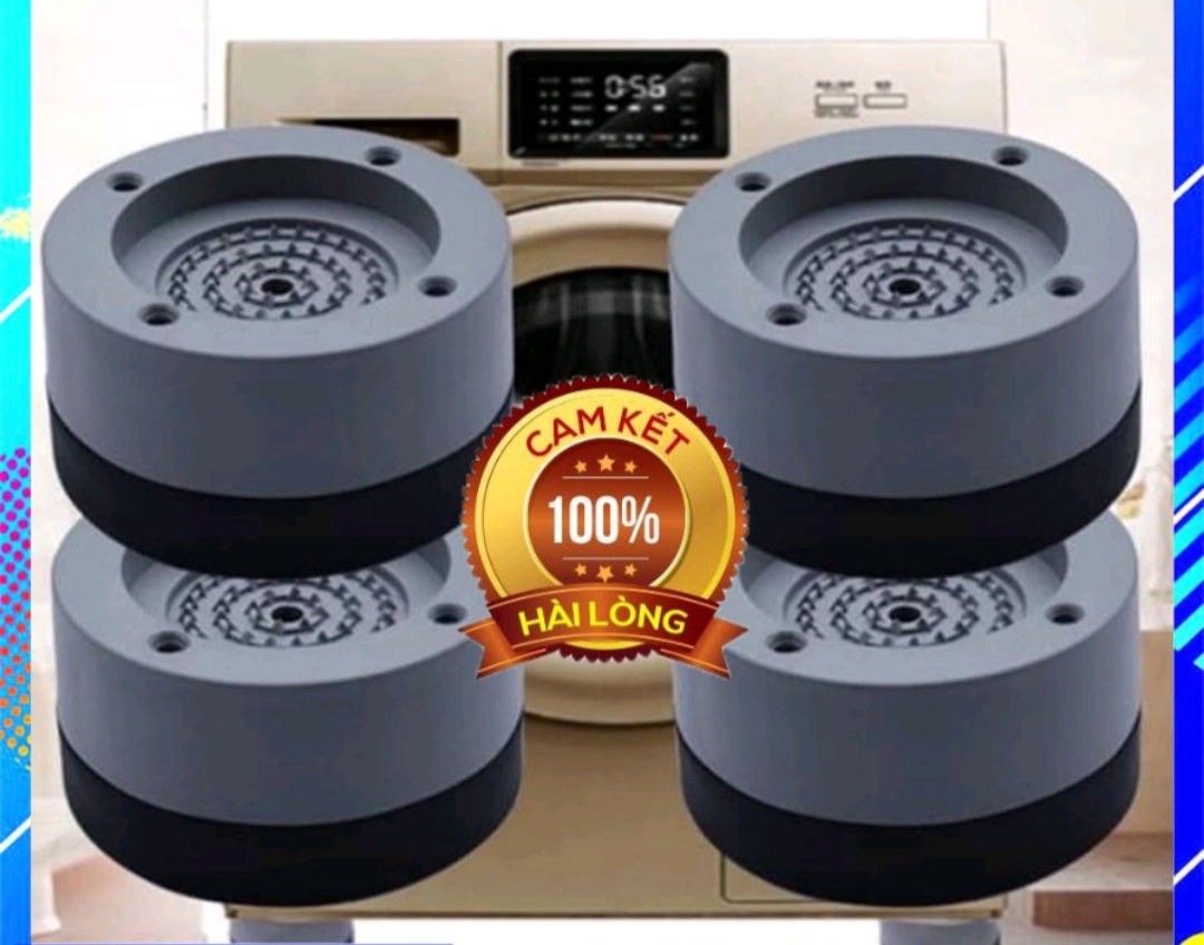 Đế chống rung máy giặt, tủ lạnh bộ 4 cái chất lượng cao_OanhThao86
