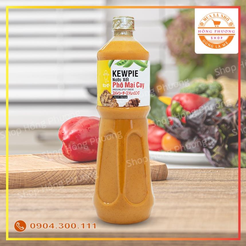 Nước xốt phô mai cay kewpie - chai to 1 lít