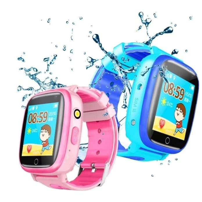 Vkids g1 chống nước ip67, camera, màn cảm ứng, định vị lbs new 2019