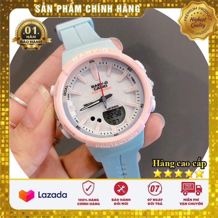 Đồng hồ casio baby-g nữ bgs-100sc-2a cực đáng yêu - đồng hồ p&t
