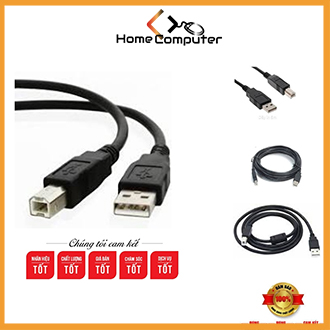 Dây cáp máy in 1.5m3m5m đen.hàng tốt truyền tín hiệu ổn định Home Computer