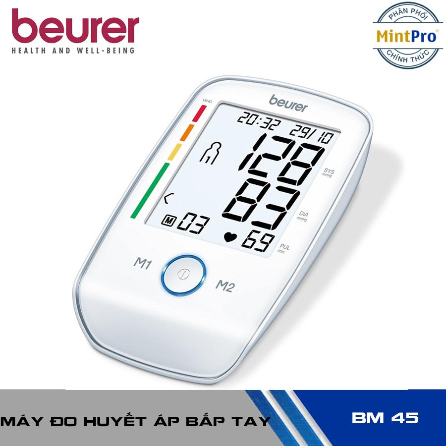 Máy đo huyết áp bắp tay không có adapter beurer bm45