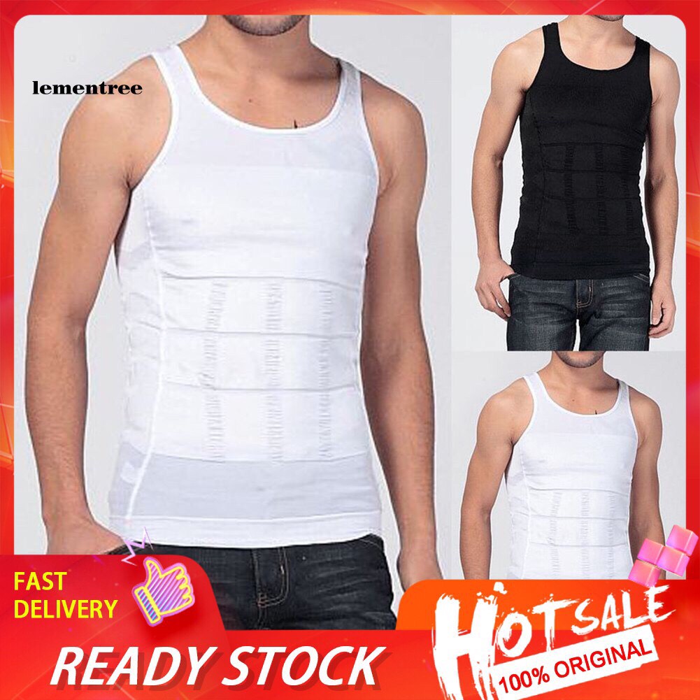 Áo gen nam định hình body slim fit - Đồ lót giảm béo bụng - Áo lót ba lỗ thể thao ôm body cho cơ bụng săn chắc