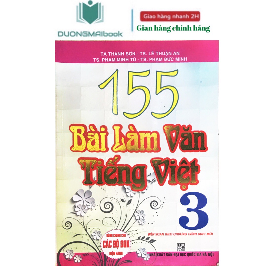 Sách - 155 bài làm văn tiếng việt 3 - NXB Đại học quốc gia Hà Nội