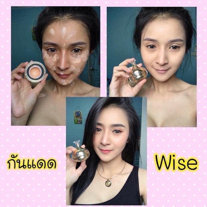 02 Kem chống nắng Wise Nano Collagen thái lan