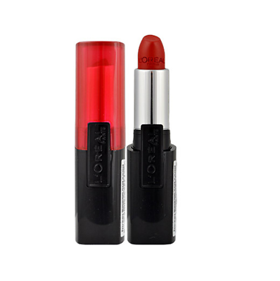 Son lì LOREAL màu đỏ đất có kim tuyến lâu trôi 10 tiếng Infallible Le Rouge