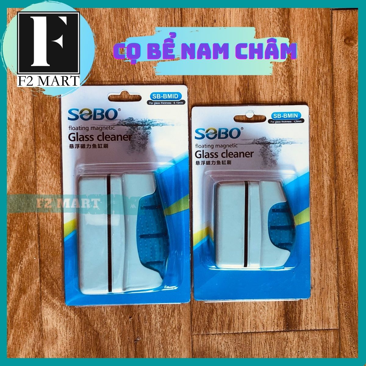 Lau Kính Hồ Cá Nam Châm - Hít Nam Châm Chà Hồ Cá - Dụng Cụ Cọ Bể Nam Châm Các Cỡ