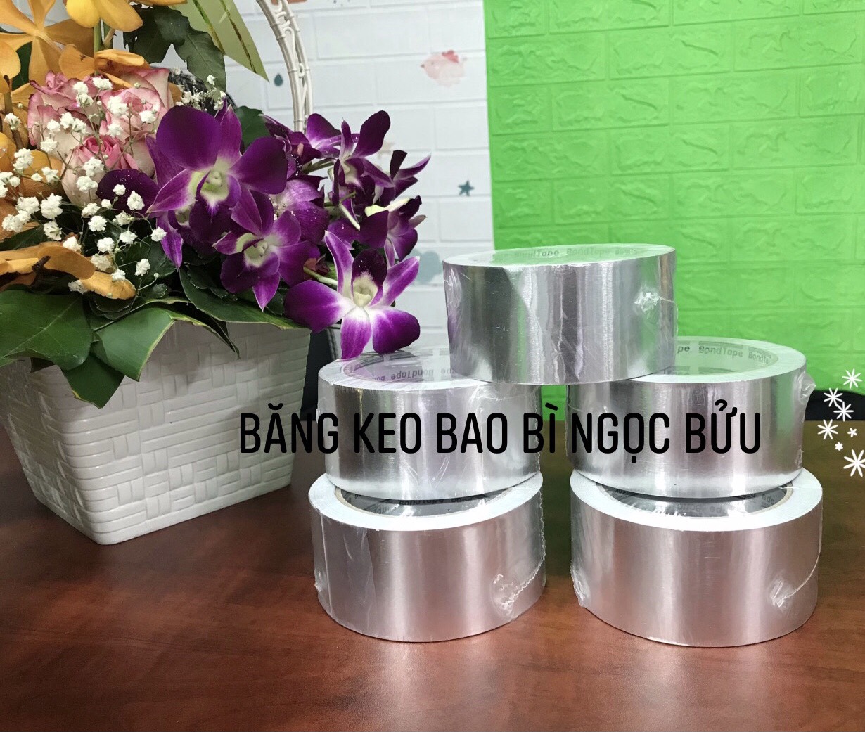 Băng keo nhôm - cách nhiệt 5 phân