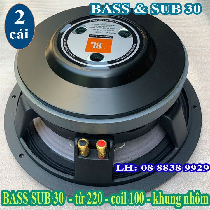 CẶP LOA BASS 30 JB NHẬP KHẨU TỪ 220 CÔN 100 - LOA NHẬP CAO CẤP - GIÁ 2 LOA