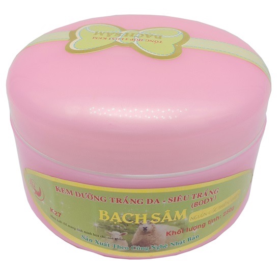Kem dưỡng body trắng da - siêu trắng bạch sâm