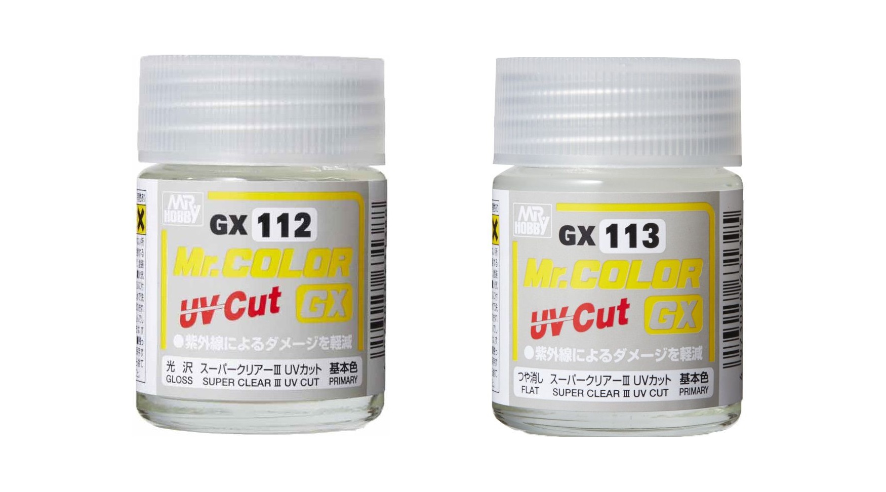 Sơn mô hình/Sơn phủ/Sơn bảo vệ MR HOBBY - MR COLOR GX SUPER CLEAR III UV CUT GX112-GX113