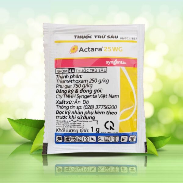 Thuốc trừ sâu rầy Actara 25WG đặc trị rầy nâu, rầy xanh, bọ trĩ, nhện đỏ, rệp, bọ phấn, rầy mềm, rầy chổng cánh