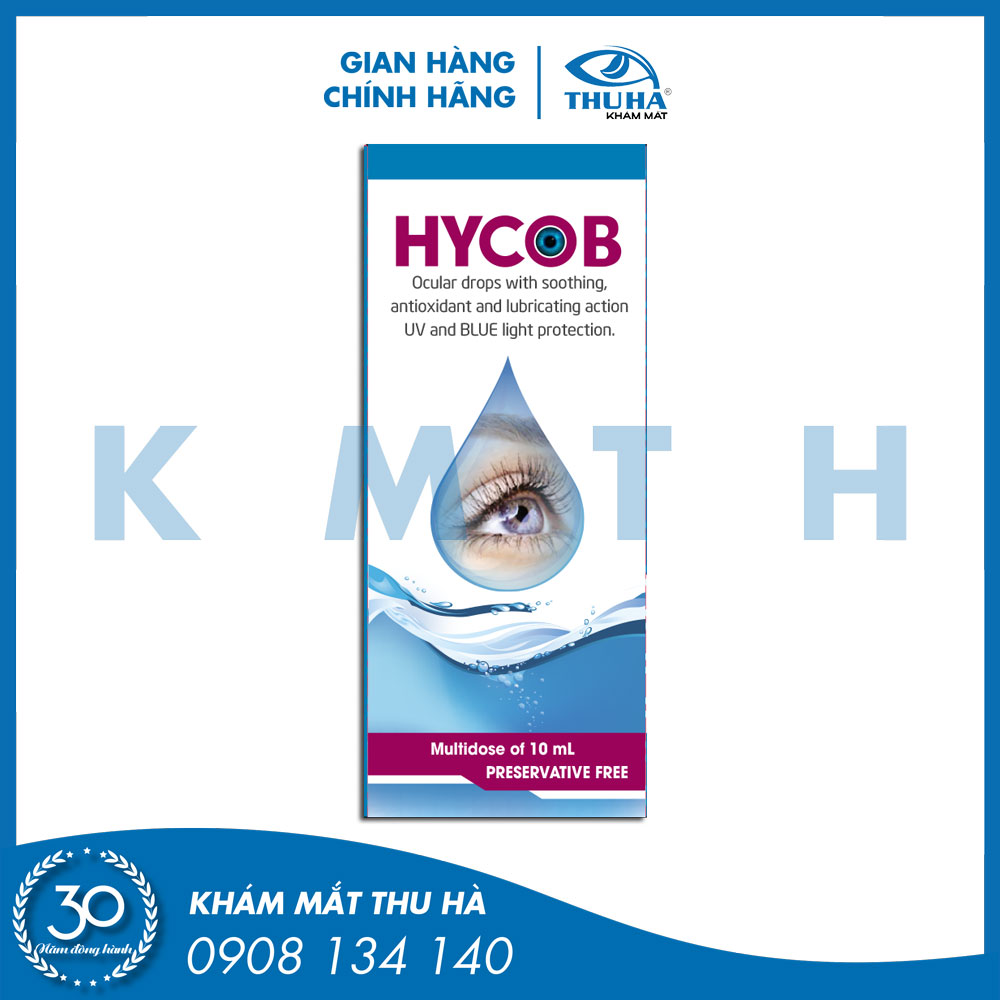 Dung dịch nhỏ mắt HYCOB Italia - Không chất bảo quản