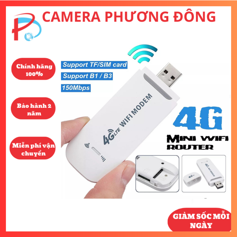 Usb 4g lte - thiết bị phát sóng wifi từ sim điện thoại 3g/4g