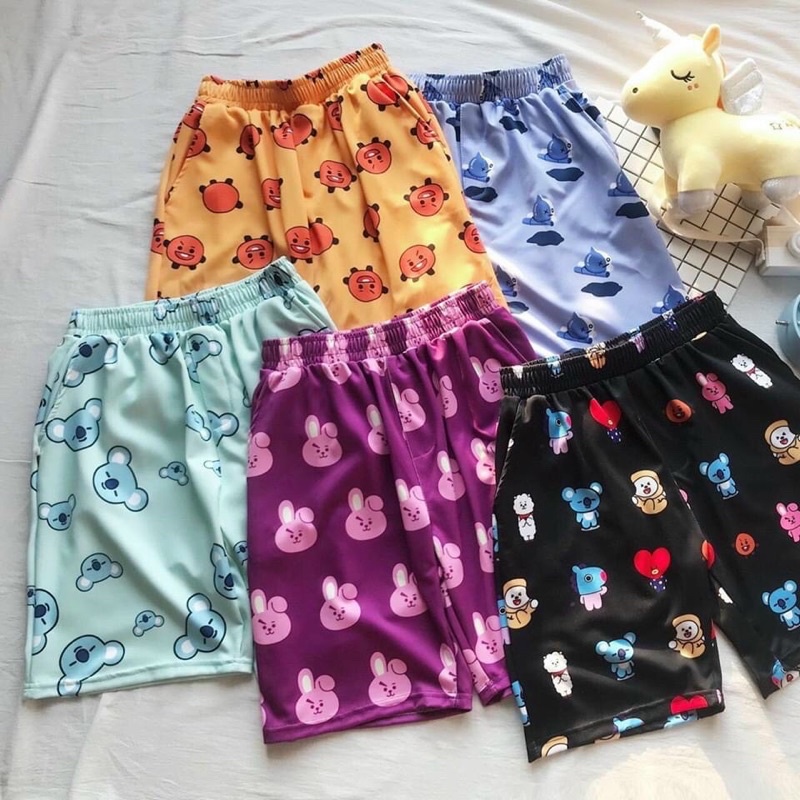 Quần đùi hoạt hình cartoon chipi Hot