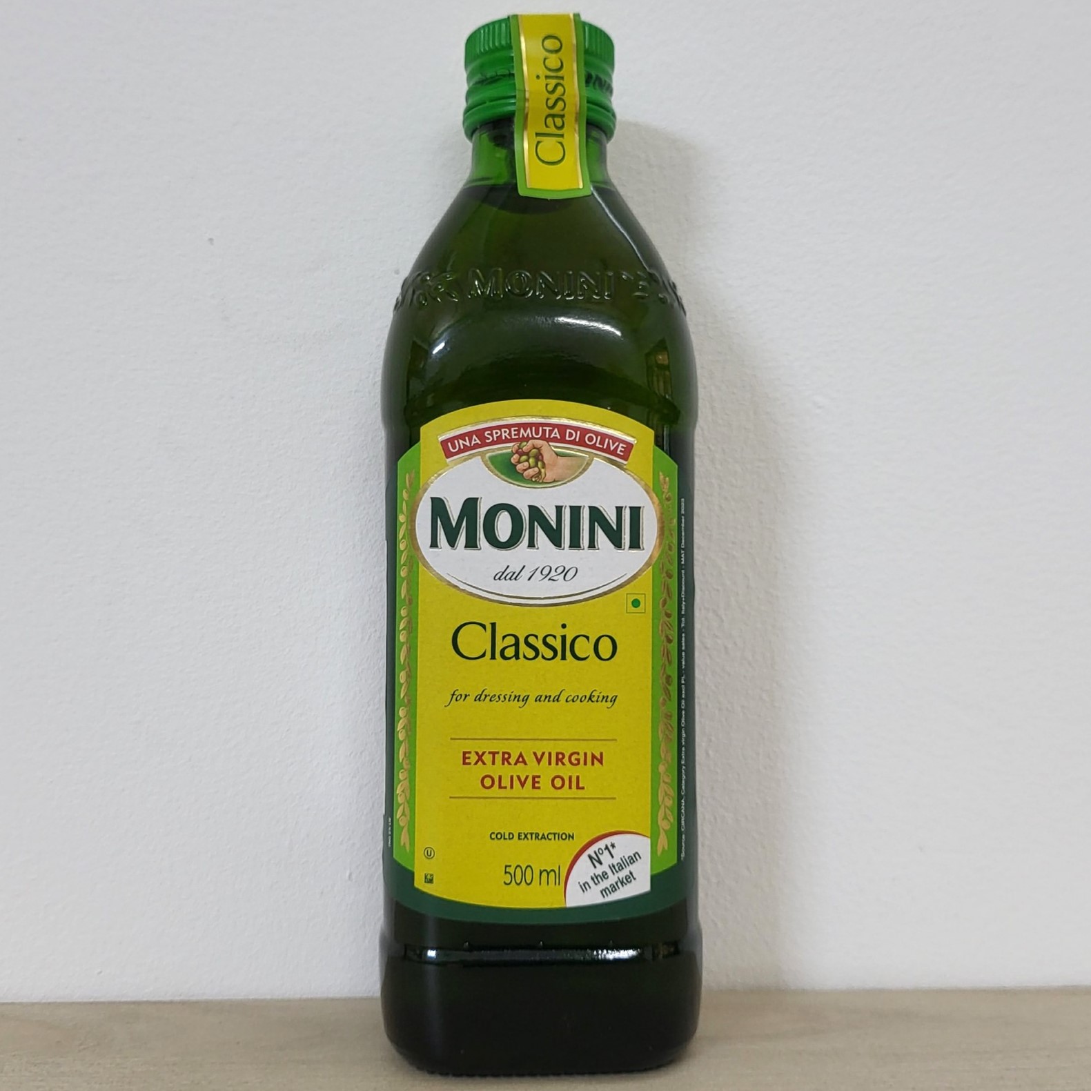 MONINI (chai EX.VIRGIN 500ml) DẦU Ô LIU NGUYÊN CHẤT Classico Extra Virgin Olive Oil