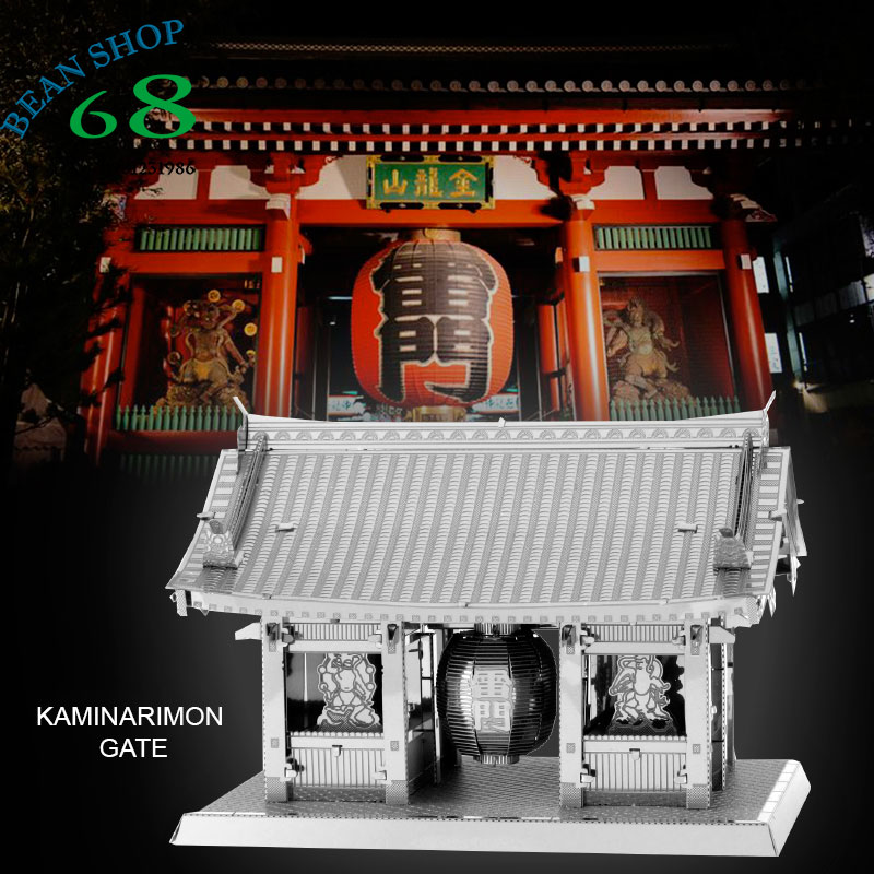 Mô hình thép 3D tự ráp mẫu Kaminarimon gate