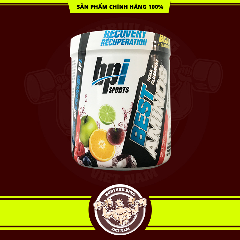 [HCM]Xây dựng cơ bắp Best Aminos Fruit Punch 250g 25serving BPI Sports