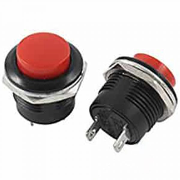 Nút nhấn tròn 16mm r13-507 - xanh, đỏ