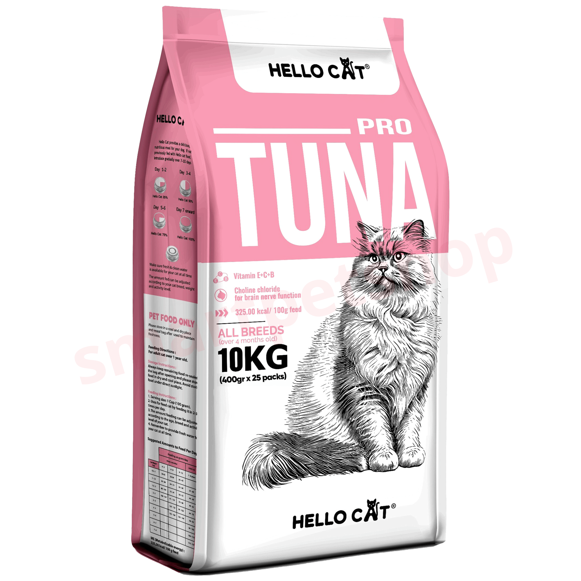 400g Hello Cat - Thức ăn hạt cho mèo vị cá ngừ
