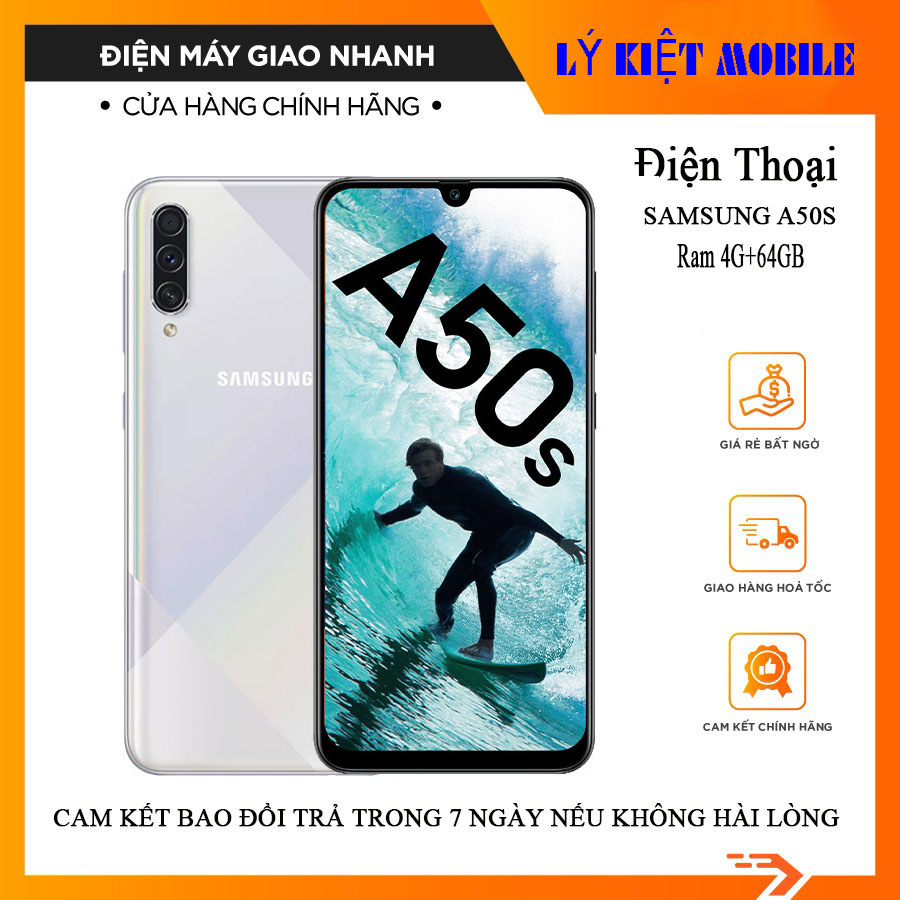 Samsung Galaxy A50s Ram 4G/64GB máy chính hãng