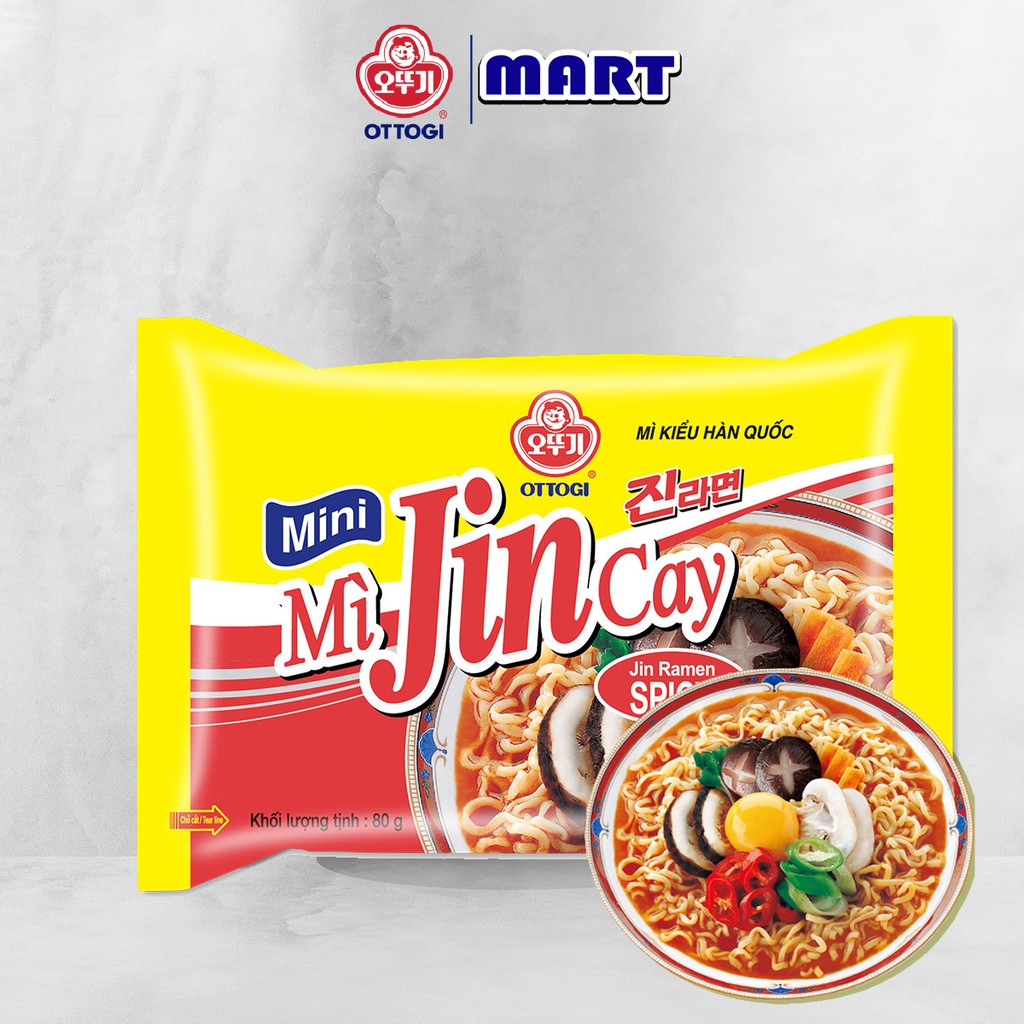 - mì jin cay ottogi vn mini gói 80g