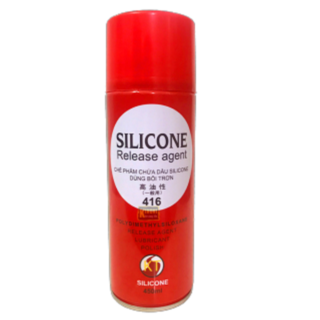 Xịt tách khuôn Silicone 416 bôi trơn máy móc, bảo vệ kim loại