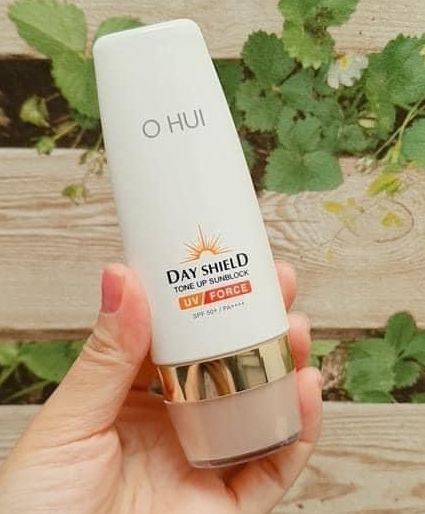 Kem chống nắng ohui day shield tone up sunblock uv force spf50+/pa++++, 50ml