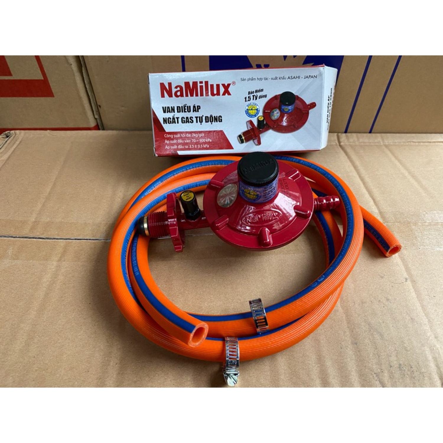 Combo bộ dây van bếp gas van Namilux dây hàn quốc