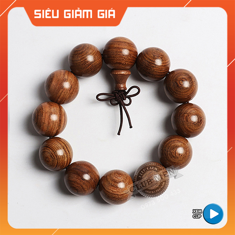 VÒNG TAY PHONG THỦY - GỖ ĐÀN HƯƠNG - Có Hộp Đựng