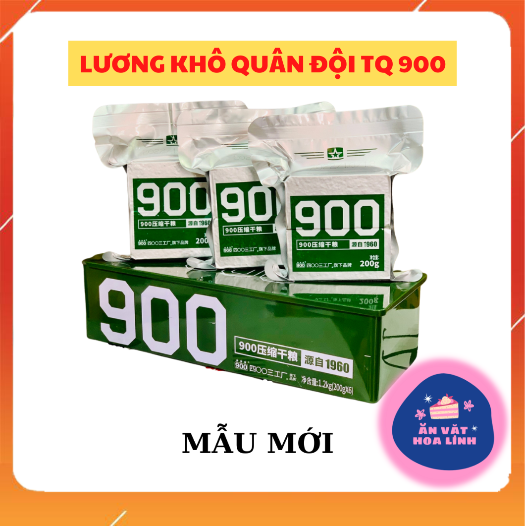 Lương khô hộp sắt quân đội 900 loại 1.2kg