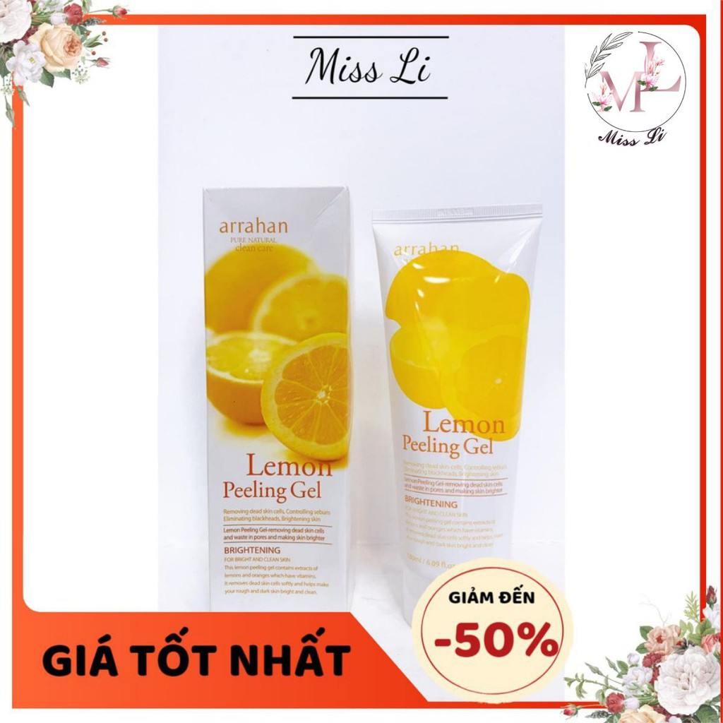 Tẩy da chết arrahan 180ml
