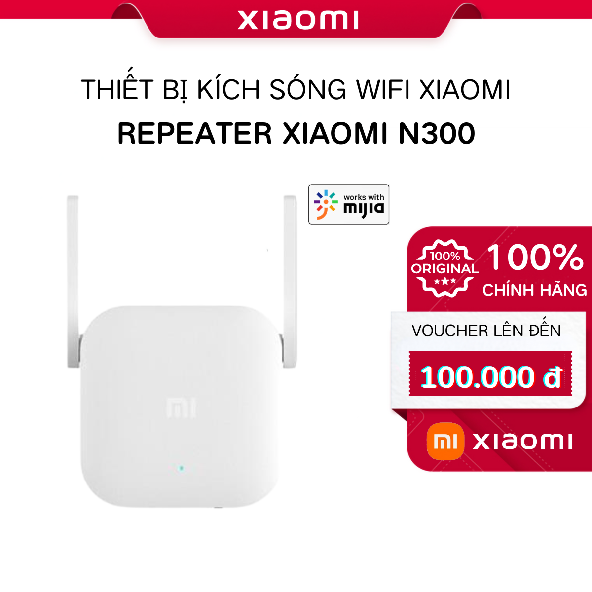 (Quốc tế) Thiết bị kích sóng Wifi Repeater xiaomi Pro bộ kích sóng wifi Xiaomi Pro - Mi Smart Life