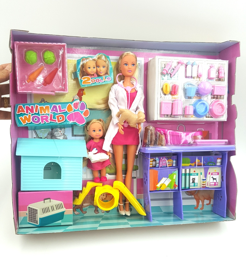 Fahasa - đồ chơi trẻ em búp bê thế giới động vật, steffi love animal world 105733040