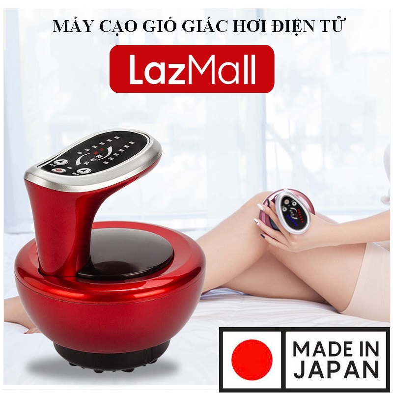 LazMall Sale Chớp Nhoáng 50% Máy Cạo Gió Giác Hơi Điện Tử Hồng Ngoại Nhật Bản Cao Cấp Tặng Kèm 2 Chai Tinh Dầu Giác Hơi Xua Tan Mệt Mỏi - Máy Sử Dụng Điện 5-12V An Toàn Tuyệt Đối