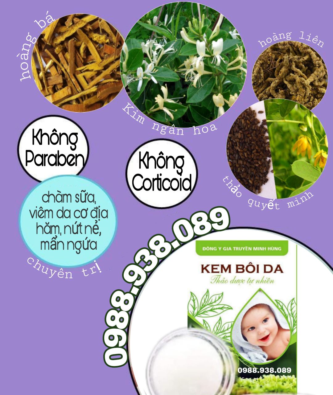 Kem Mỡ Minh Hùng (combo 2)