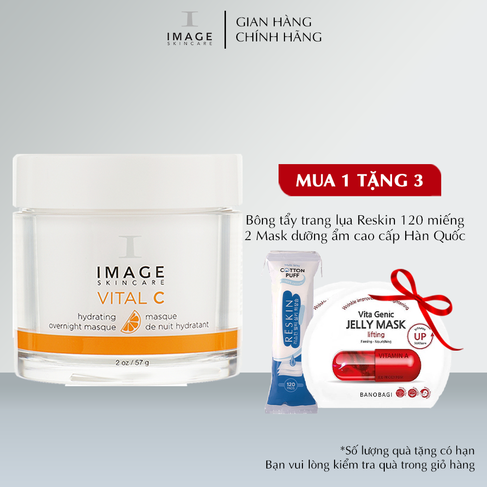 Mặt nạ cấp ẩm ban đêm Image Skincare Vital C Hydrating Overnight Masque 57g - Image Skincare Official Store