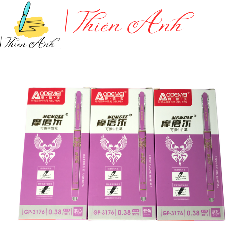 Bút mực tím học sinh Đại Bàng xóa được, bút mực trẻ em xóa được, bút mực xóa được, bút gel Đại Bàng xóa được