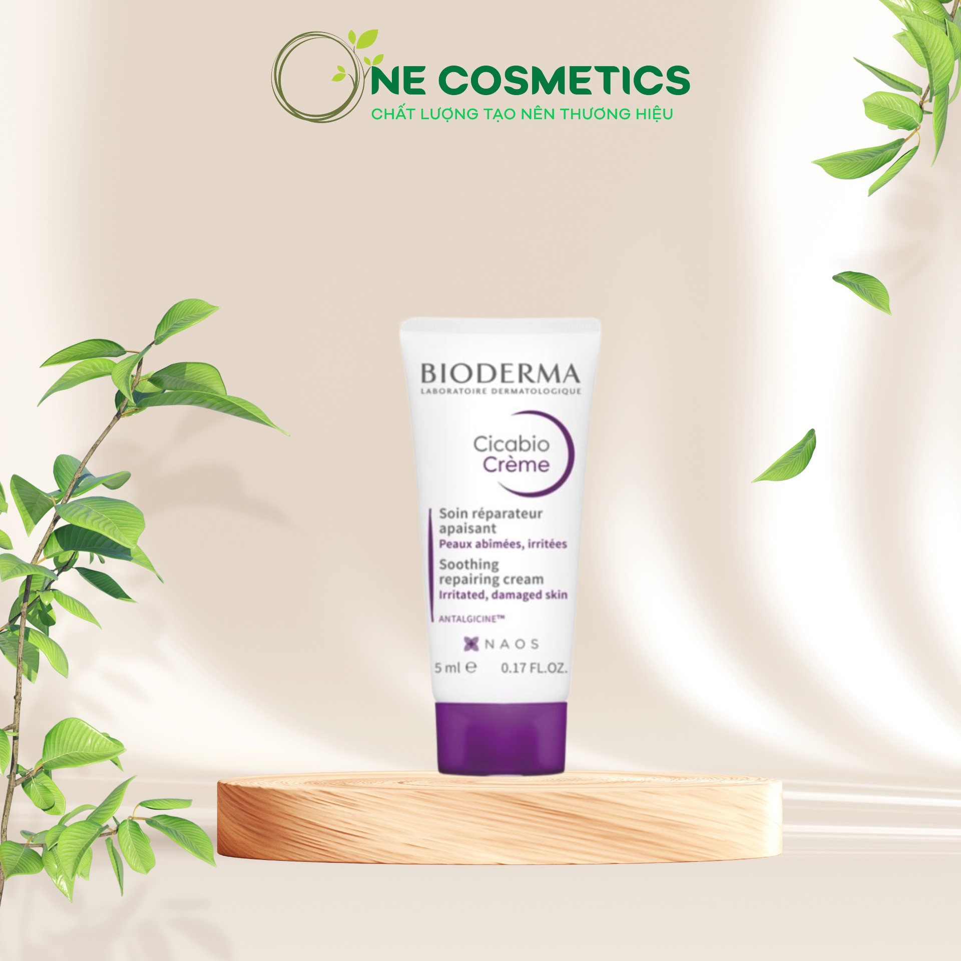 Kem Dưỡng Bioderma Hỗ Trợ Phục Hồi Da Tổn Thương 5ml