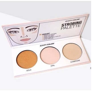 Phấn bắt sáng City Color Strobing Palette 30g